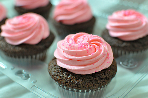 Pink Cupcakes from Take Five Cafe 