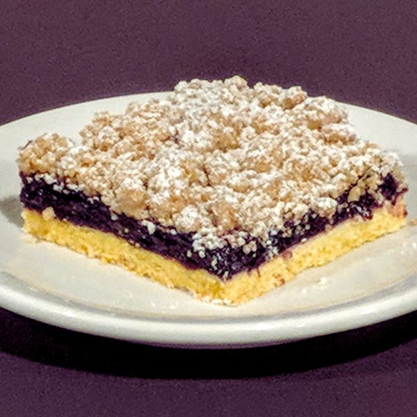 Blueberry Bar from take five cafe