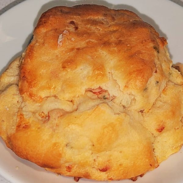 savory cheese scone from take five cafe