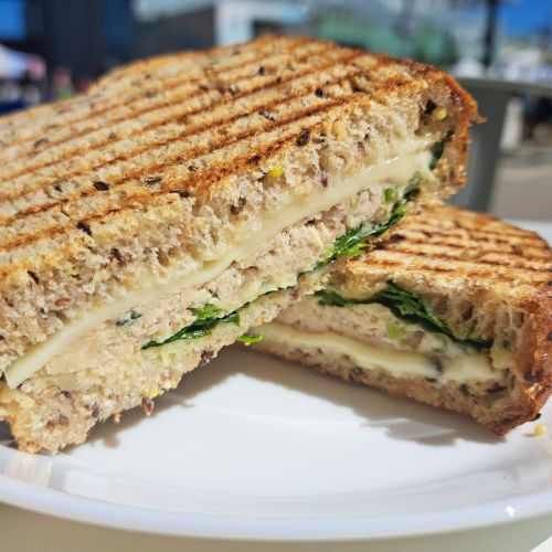 chicken cranberry sandwich from take five cafe