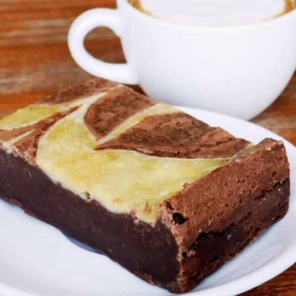 Cream cheese brownie from take five cafe