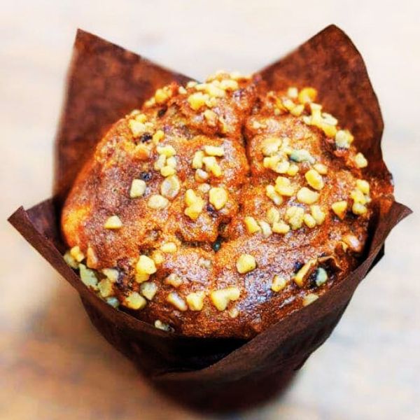 gluten friendly fruit & nuts muffin from take five cafee