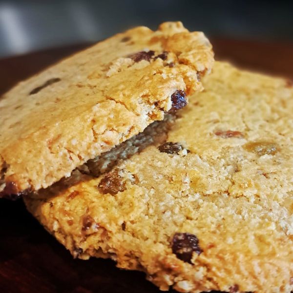 oatmeal raisin cookies from take five cafe