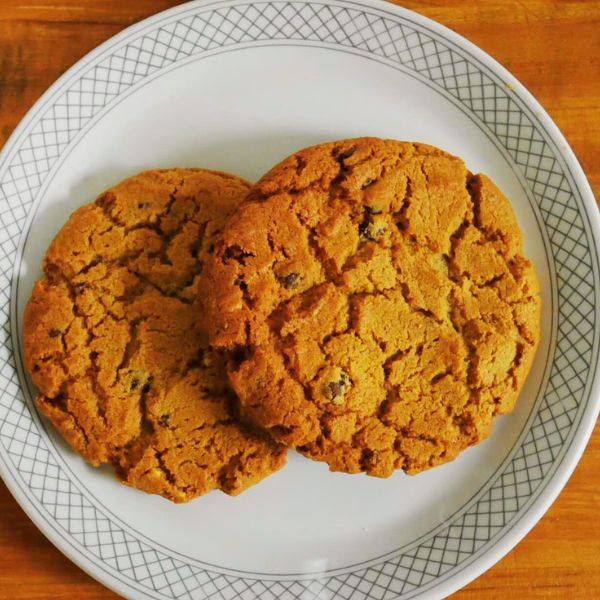peanut butter chocolate chip cookies from take five cafe