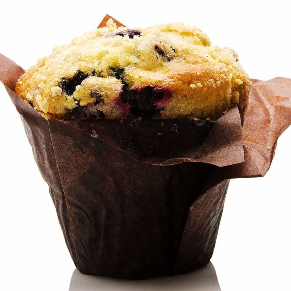 vegan chocolate cranberry muffin from take five cafe