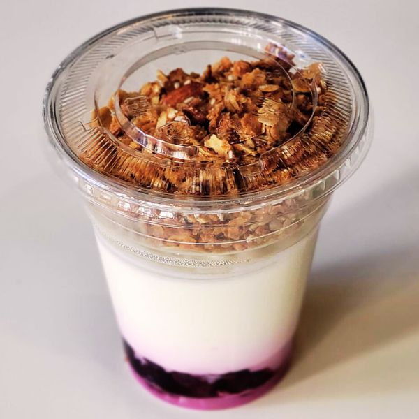 yogurt and granola from take five cafe
