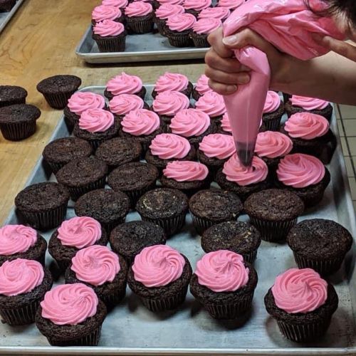 pink cupcakes