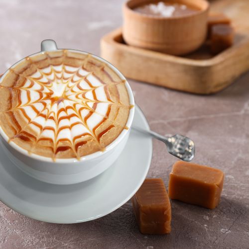 caramel macchiato from take five cafe